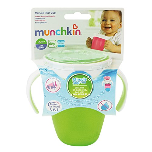 Munchkin Miracle 360° Tropfsicherer Übungsbecher, 207 ml, mehrfarbig - 5