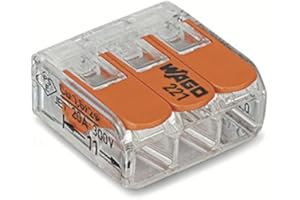 10 bornes enfichables WAGO Compact 3x 0,2-4 mm² avec levier