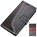 Produktbild elephones Schutzhülle kompatibel mit Samsung Galaxy Note 9 Hülle Handyhülle Handy-Tasche Wallet Case Cover Grau