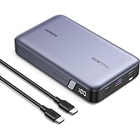 UGREEN Nexode 100W Bateria Externa 20000mAh con 3 Puertos USB C Bateria Portatil Power Bank con Pantalla Digital Compatible c