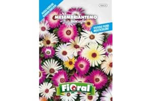 L'ORTOLANO Sementi da fiore di qualità in bustina per uso amatoriale (MESEMBRIANTEMO IN MISCUGLIO)