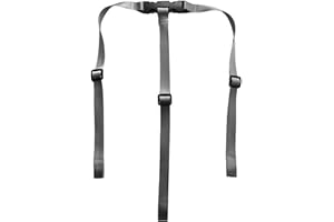 AURAFUSION Hochstuhlgurte, 3-Punkt-Gurt für Kinderhochstuhl, kompatibel mit IKEA Antilop Hochstuhl (grau)