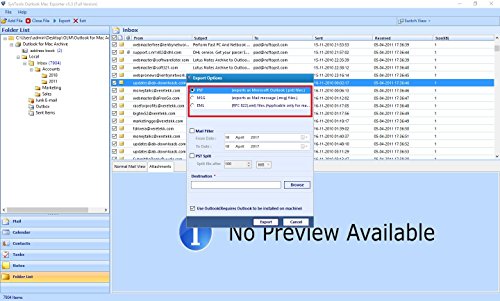 OLM to PST Converter