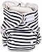 Popolini UltraFit Interlock Disposable Nappy Soft Navy Rings