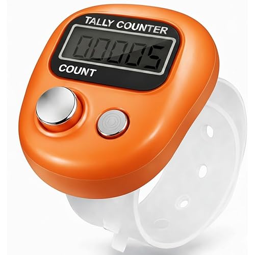 Multiuse Finger Counter – Portable Digital Hand Jaap Counter, Chanting & Mantra Jap Counting Machine, Mini Mala Electronic Tally Counter Ring - Pack of 1