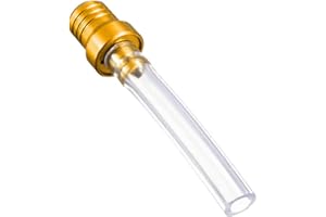 SITRDA Fuel Tank Breather Pipe,Anti Reverse Gas Fuel Petrol Tank Cap Valve Vent ATV Dirt Bike (Gold)