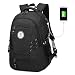 Produktbild USB Rucksack, Marsoul 15 Zoll Rucksack Herren Studenten Backpack Laptop Rucksack Schüler Backpacks Schultaschen k (Schwarz) (Schwarz)