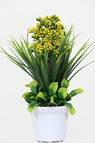Home decor artificial flowers with pot best quality realistic natural look faux flower arrangement for home decoration and gifts RS.449 (85.00% Off) - Amazon