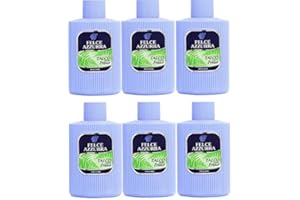 6x PAGLIERI Felce Azzurra Talco Fresco Körperpuder Talkpuder Talkum 150 g Dose