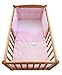 Produktbild Clair de Lune Waffle Kinderbett Steppdecke und nestchen Set (Pink, 2-teilig)