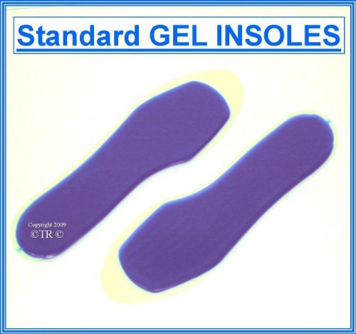 Standard GEL INSOLES, Relief For Sore Feet, Ladies, Supplied in Pairs, (P&P 0.99 per pair) by Prolineonline by Prolineonline