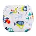 Fulltime(TM) Newborn Baby Summer Cloth Diaper Cover Adjustable Reusable Washable Nappy (G)