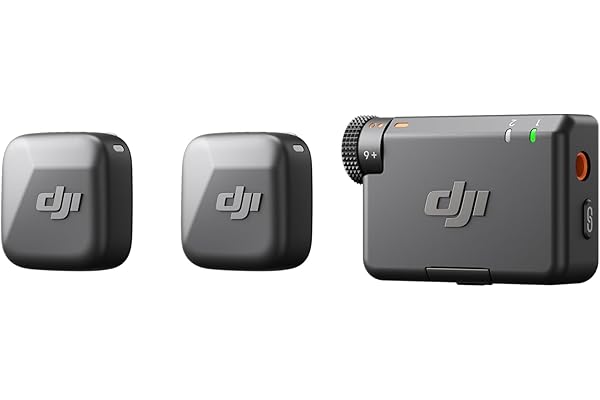 dji Mic Mini (2 TX + 1 RX), Audio Rico en Detalles, micrófono lavalier inalámbrico para cámara/Android, vlog para 2 Personas, producción en Equipo