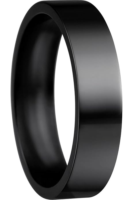 Bering Time 550 60 52 Artic Symphony Collection Inside Ring Stainless Steel Ceramic Black Matches Outside Ring Uk Size J Amazon Co Uk Jewellery