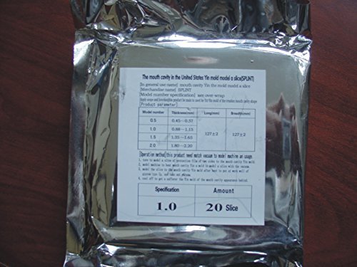 Dental Lab 20pcs Splint Thermoforming Material Vacuum Forming Hard by bestdental by Best Dental