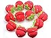 Clest F&H(R)12pcs Hair Curler Balls Soft Sponge Cute Magic Strawberry Style DIY Hair Curling Enhancer Care Tools
