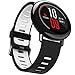Produktbild Woodln Silikon Smart Watch Strap Zubehör Uhrenarmband Armband für Pebble Time/ Pebble Time Steel / Asus Zenwatch 1st 2nd / Moto 360 2nd Men's 46mm / G Watch R / LG Watch Urbane / Gear 2 R380 Smart Watch Strap (black grey)