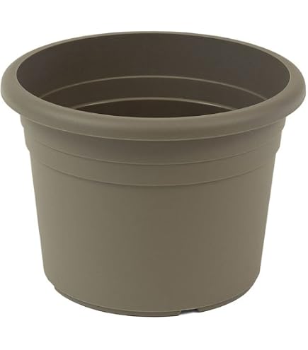 Soucoupe Pour Pot De Fleurs Rond - Diamètre 39cm, Couleur Terre Cuite - Plastique Résistant Gel Et UV