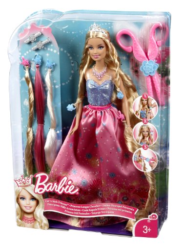 Barbie Princess Cut and Style Princess Doll