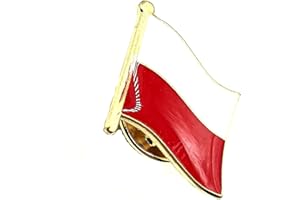 SNS COMPONENTS Polska Polska Metalowa emalia flaga kraju przypinka odznaka, Metal