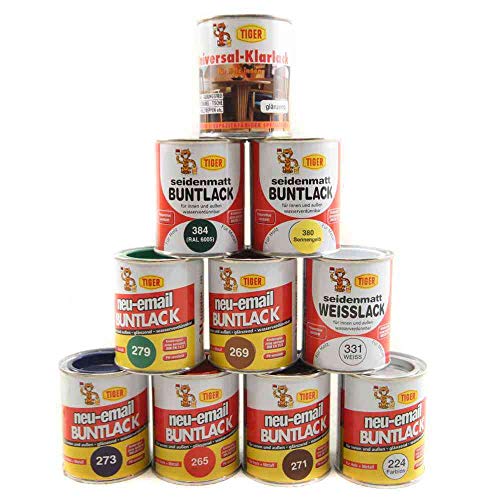 Preisvergleich Produktbild Buntlack Tiger Lackposten Nr. 2 10x0,125l