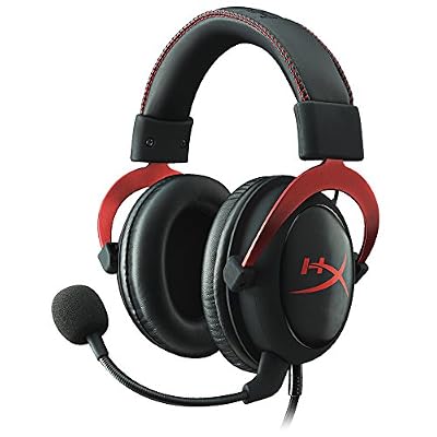 HyperX Cloud II Casque Gaming avec Micro pour PC/PS4/Mac/Mobile Rouge