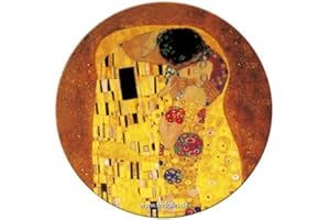 Fridolin Specchio tascabile 7,6 Cm Klimt Le Bacio in Metallo