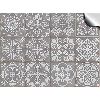 Dekorative Klebefolie für Fliesen I Aufkleber für Fliesenspiegel Küche