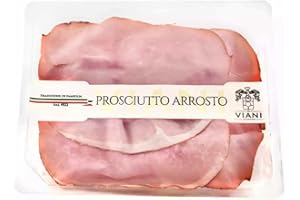 Salumificio Viani saftiger Schinkenbraten dünn geschnitten - Aufschnitt 100g aus der Toskana Porsciutto Arrosto