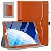 Produktbild MoKo Hülle Passend für iPad Air (3rd Generation) 10.5" 2019/iPad Pro 10.5 2017, Kunstleder Ständer Tasche Schutzhülle mit Dokumenteschlize Karte Slot Standfunktion Geeignet - Braun