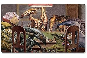 Four leaves Slivers Playing Poke, DE - mata do gry planszowej MTG + bezpłatna wodoszczelna torba, TCG Card Game Table Mat, rozmiar 60 x 35 cm, podkładka pod mysz kompatybilna z Digimon MTG TCG CCG