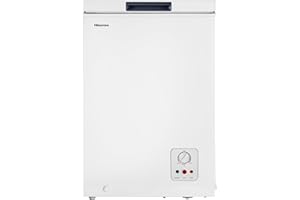 Hisense FT125D4AWE Congelatore a Pozzo 95 L di capacità, Silenzioso 40 dB, Bianco, 54.6 x 47.9 x 85.4 cm