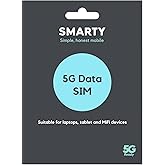 SMARTY Unlimited Data only SIM. 1 month plan, No contract, EU Roaming