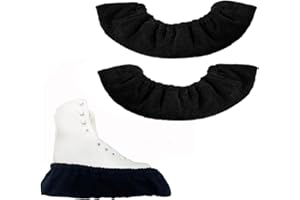 MIKIULY Protège Patins à Glace, Protection de Patin à Glace, Couvre-Lames de Patins à Glace, Protecteur de Lame Patins à Glace, Pour Homme et Femme, Accessoire de Hockey sur Glace, 1 Paire
