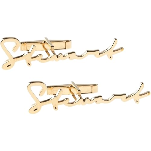 MOSKAI® Custom Name Cufflinks for Men – Personalized Cuff Links for Wedding, Anniversary, Birthday – Custom Jewelry Gift for Him