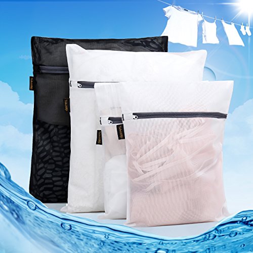 Tidinesslife Wäschenetz Wäschebeutel mit Reißvverschluss Wäschesack für Wäsche Large& Small