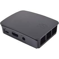 Boîtier Raspberry Pi 3 Modèle B - Noir/Gris - Protection Et Ventilation Pour Carte Mère, Montage Facile