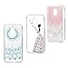 Produktbild 3 x Hülle für S5 Mini ZPTONE Case TPU Softcase Silikon Back Cover Tasche Schutzhülle Anti-Scratch Telefon-Kasten Handyhülle Handycover Bumper Protective Hülle für Samsung Galaxy S5 Mini Totem Blumen Marmor Schmetterling Fee