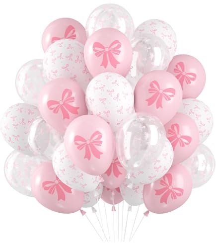 24 Stück Schleifen-Ballons Aus Latex – Für Geburtstag, Hochzeit & Baby-Party