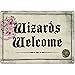 Produktbild Harry Potter A5 Tin Sign assistants Bienvenue