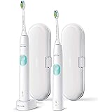 Philips HX6807/51 Sonicare Protectiveclean 4300 Elektryczna Szczoteczka Do Zębów, Biały, 2 Sztuka