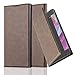 Price comparison product image Cadorabo Book Case works with Sony Xperia XA1 ULTRA in COFFEE BROWN – with Magnetic Closure, Stand Function and Card Slot – Wallet Etui Cover Pouch PU Leather Flip