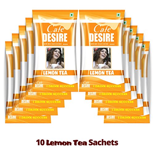 Cafe Desire Instant Lemon Tea Premix, 150g (10 Sachets) RS.180 (40.00% Off) - Amazon