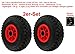 Produktbild 2 x Izzy Sport Luftrad | Ersatzrad für Bollerwagen mit Radbefestigung 260 x 85 mm 3.00-4 | Rad für Sackkarre | Bollerwagenrad | Sackkarrenrad I Kugellager