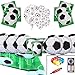 Price comparison product image Football Party Pack Supplies Kids Birthday Tableware Football Decorations For 16 Guests - Football Party Plates Balloons - Free Balloons Pumps Candles