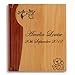 Birth, New Baby, Personalised Engraved Rosewood and Maple Wood Photo Album,