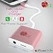 Produktbild iPhone 7 & 7 Plus Lightning Kabel Adapter + 3,5 mm Stereo Audio Port Splitter von Apple Jack & ihr Handy Laden Sie Ihre Musik. Inline-Mikrofon & Kopfhörer Kontrollen unterstützt. Keep Ihre Kopfhörer