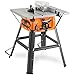 Price comparison product image VonHaus 1500W 8” (210mm) Table Saw 5000rpm - Circular Mitre Function – High Spec with Attachable Table Sides – Make Longitudinal & Angle Cuts with Carbide-Tipped Saw Blade