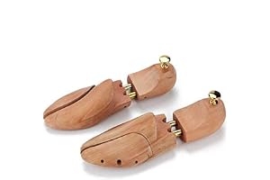 Wooden shoe split toe box for Men