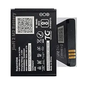 MICROUSB  OriginaI H12348 Battery for M2S Dongle JIOFi 2 Battery JioFi 2 Wireless Router, JIO 4g JIO FI2, M2 Hotspot (2300mAh)